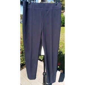 Talbots Womens Skinny Ankle High Rise Jegging Pants Size 10 Navy Blue Stretch